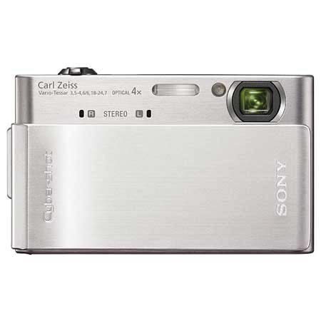 Sony Cyber-shot DSC-T900 Digital Camera with 12.1 Megapixel, 4x Optical Zoom, 3.5" LCD Display, Carl Zeiss Vario-Tessar Lens, Silver image