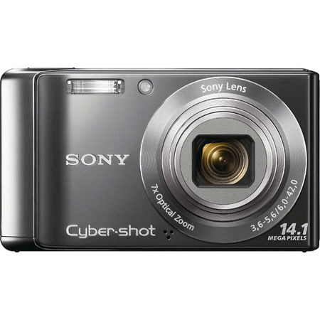 Sony Cyber-shot DSC-W370 Digital Camera with 14.1 Megapixel, 7x Optical Zoom, 3.0" LCD Display, Silver image