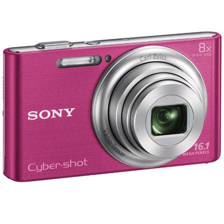 Sony Cyber-shot&reg; DSC-W730/P 16 Megapixel Digital Camera - Pink