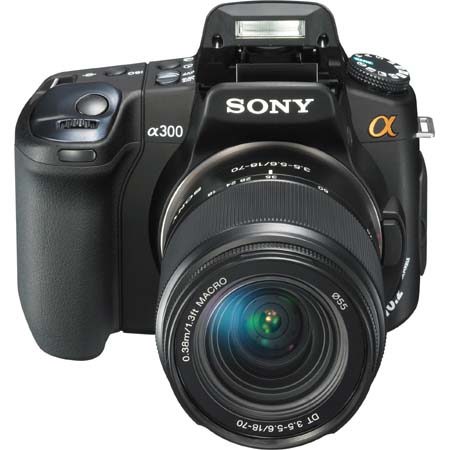 Sony Alpha DSLR-A300 Digital SLR Camera with 18 - 70mm Lens, 10.2 Megapixel &amp; 2.7&quot; LCD Screen image