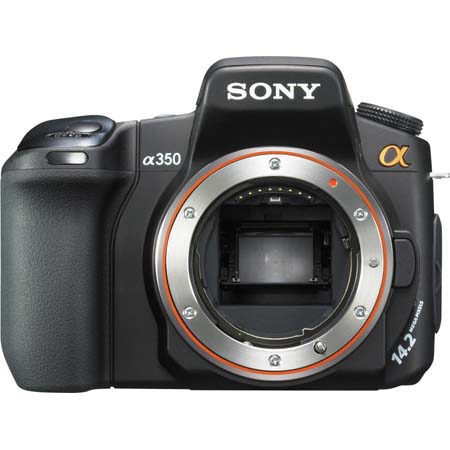Sony Alpha DSLR-A350 Digital SLR Camera Body with 14.2 Megapixel &amp; 2.7&quot; LCD Screen image