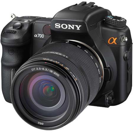 Sony DSLR-A700 a (alpha) Digital SLR Camera Kit with 18-200mm f/3.5-6.3 ED IF Autofocus Zoom Lens image