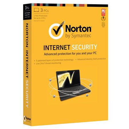 Norton Internet Security 2013 Software, 3 Users, Compatible with Windows Vista/XP/7/8