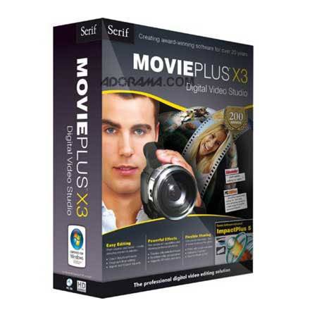 Serif MoviePlus X3 Student/Teacher Edition, All-in-One Digital Video Editing Solution for Windows