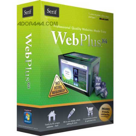 Serif WebPlus X4 Graphics Student and Teacher Edition Software for Windows XP/Vista/7, CD-ROM