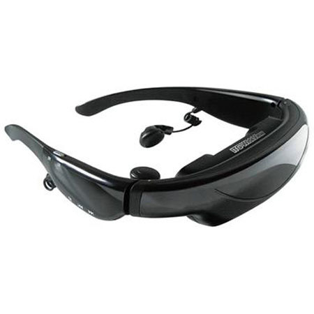 iTVGoggles ITG-WideView 62 inch Virtual Screen Video Goggles with 2 GB Built-in Memory and Micro SD Card Slot image