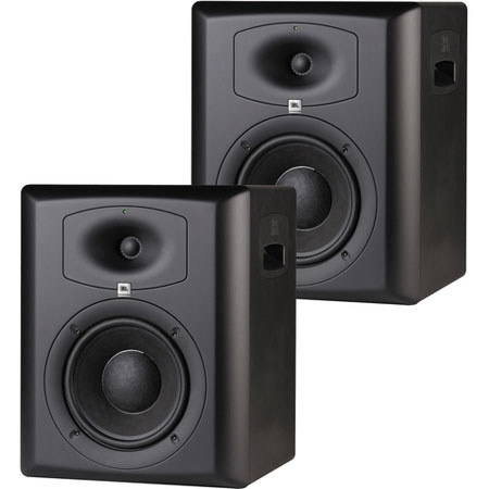 JBL LSR6328P/PAK 8" 2-Way Active Studio Monitors with RMC, Pair