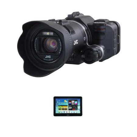JVC GC-PX100 Full HD Everio Camcorder - BUNDLE - with Samsung Galaxy Tab 3 10.1 Android 4.0 Tablet