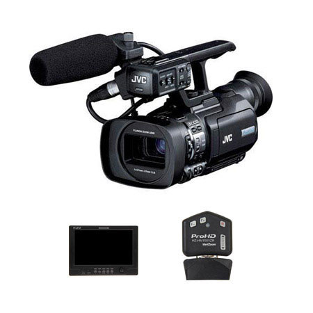 JVC GY-HM150U Camcorder - Bundle - with DT-X91C 8.9