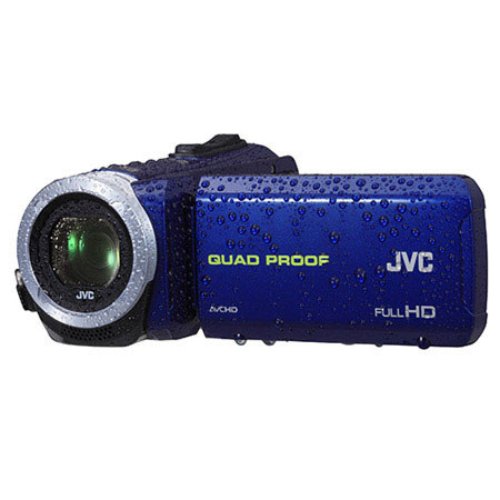 JVC Everio GZ-R10 Quad-Proof Full HD Camcorder, 2.5MP, 40x Optical / 60x Dynamic Zoom, 3