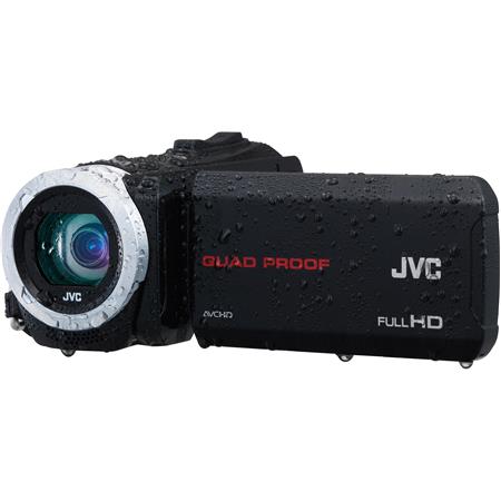 JVC Everio GZ-R10 Quad-Proof Full HD Camcorder, 2.5MP, 40x Optical / 60x Dynamic Zoom, 3