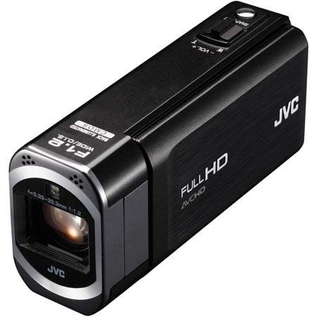 JVC GZ-V500 - PAL - Full HD Everio Camcorder, 3.3MP, HD F1.2, 32.8mm Wide Lens, 1/4.1" CMOS Sensor, 10x Optical/200x Digital Zoom, 3.5" LCD, Black