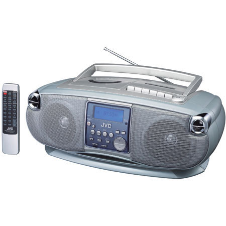 JVC Portable AM / FM, CD Player System with MP3 or WMA Play Back, USB Interface. image