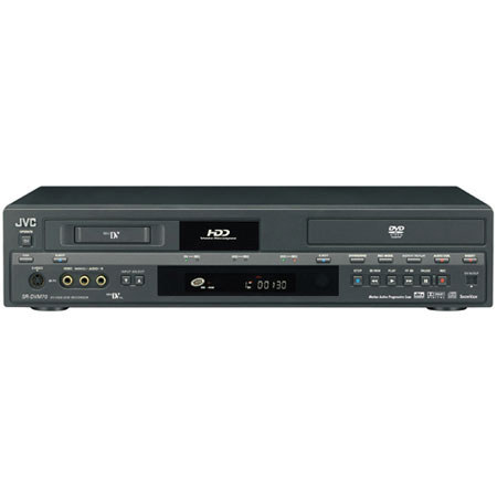 JVC Three-in-One Professional Video Recorder, All Digital Formats of Mini DV, 250 GB Hard Disk Drive, (HDD), and DVD image