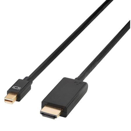 Kanex 10 Foot Mini Display Port to HDMI Adapter Cable, Black