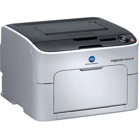 Konica Minolta 1650EN Magicolor Color Laser Printer, 9600 x 600 dpi, 20ppm Print Speed image