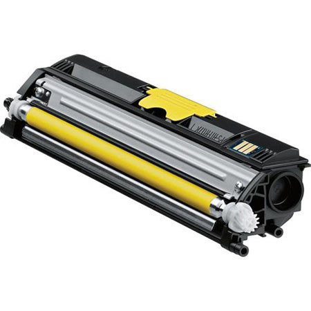 Konica Minolta A0V306F Yellow High-Capacity Toner Cartridge for Magicolor 1600W/1650EN/1680MF/1690MF Printers