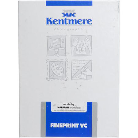 Kentmere Fineprint VC, Variable Contrast Double Weight Fiber-Based Glossy Paper, 5&quot; x 7&quot;, 100 Sheets image