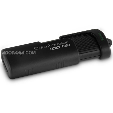 Kingston Technology 32GB DataTraveler 100 Generation 2 (G2) USB 2.0 Flash Drive image