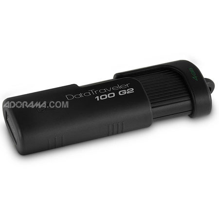 Kingston Technology 4GB DataTraveler 100 Generation 2 (G2) USB 2.0 Flash Drive image