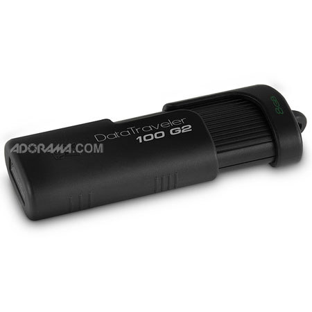 Kingston Technology 8GB DataTraveler 100 Generation 2 (G2) USB 2.0 Flash Drive image
