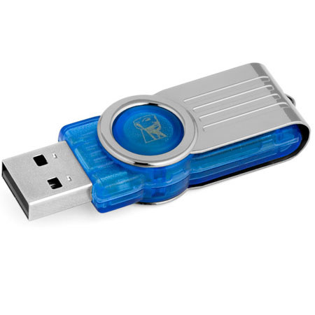Kingston Technology 4GB DataTraveler 101 Gen 2 Flash Drive, Cyan image