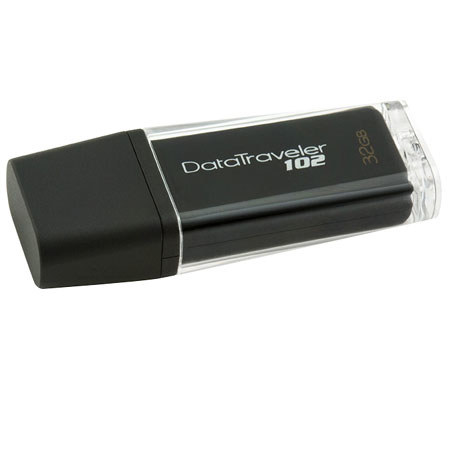 Kingston Technology DT02/32GB, 32GB Data Traveler 102, USB Flash Drive - Black image