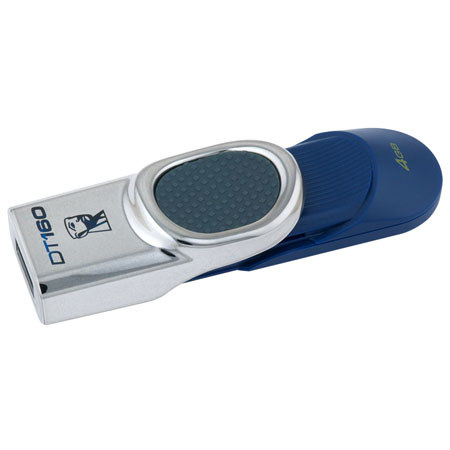 Kingston Technology Data Traveler 160, 4GB High Speed Flash Drive with USB 2.0 Interface image
