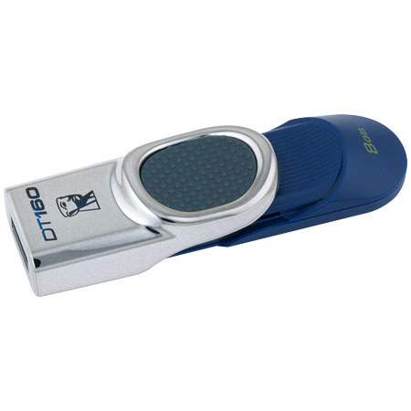 Kingston Technology Data Traveler 160, 8GB High Speed Flash Drive with USB 2.0 Interface image