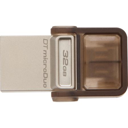 UPC 740617229196 product image for Kingston Technology 32GB DataTraveler microDuo Flash Drive, with microUSB and US | upcitemdb.com