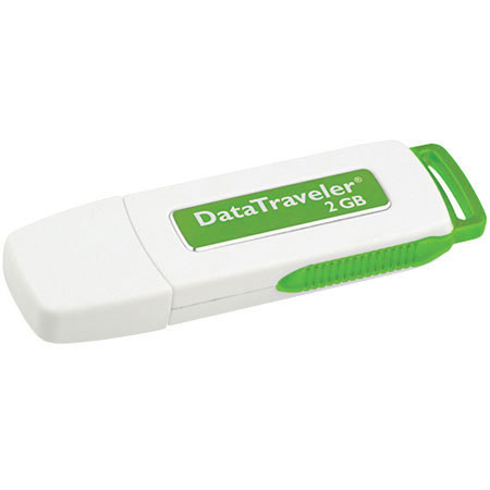 Kingston Technology Data Traveler I, 2 GB Flash Drive with USB 2.0 Interface, Lime Green. image
