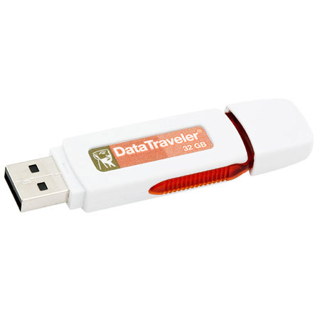 Kingston Technology DataTraveler I, 32 GB Flash Drive with USB 2.0 Interface, Black image