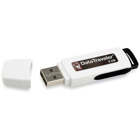 Kingston Technology DataTraveler I, 8 GB Flash Drive with USB 2.0 Interface, Black image