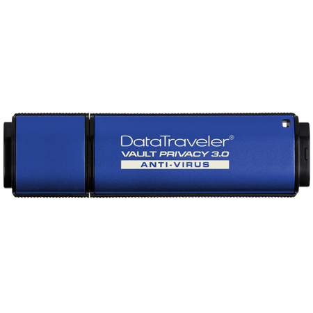 UPC 740617223446 product image for Kingston Technology 64GB DataTraveler Vault Privacy 3.0 Anti-Virus Flash Drive - | upcitemdb.com