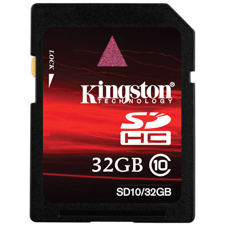 Kingston Technology 32 GB Class 10 Secure Digital High Capacity (SDHC) Video Memory Card image
