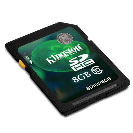 Kingston Technology 8GB Class 10 Secure Digital High Capacity (SDHC) Memory Value Card