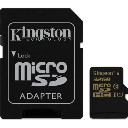 UPC 740617229912 product image for Kingston Technology 32GB SDCA10 Class 10 UHS-I microSDHC Memory Card with SD Ada | upcitemdb.com