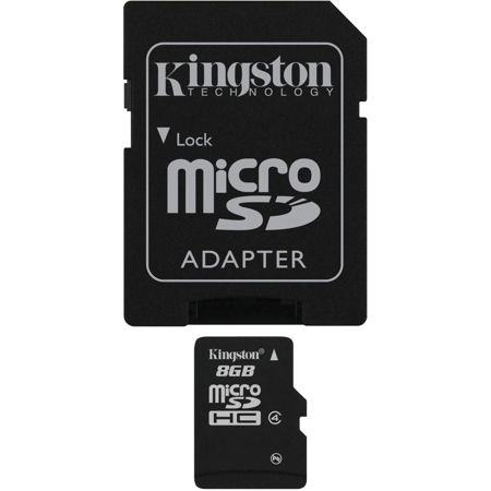 Kingston Technology 8 GB microSDHC Class 4 Memory Card image