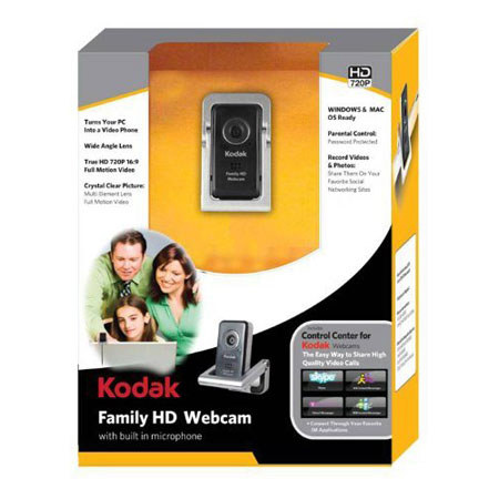 Kodak F101 4.0 Megapixels Family Webcam, 1280x720 Resolution
