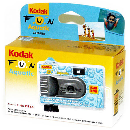 Kodak Fun Saver Weekend 35mm Waterproof One Time Use Disposible Camera image