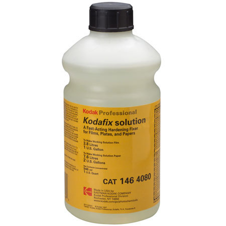 Kodak Kodafix Black &amp; White Film and Paper Fixer with Hardener, Liquid, Makes 1 Gallon for Film, 2 Gallons for Paper. image