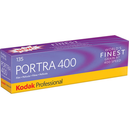 Kodak Portra 400 Color Negative Film ISO 400, 35mm Size, 36 Exposure, Pack of 5, U.S.A. image