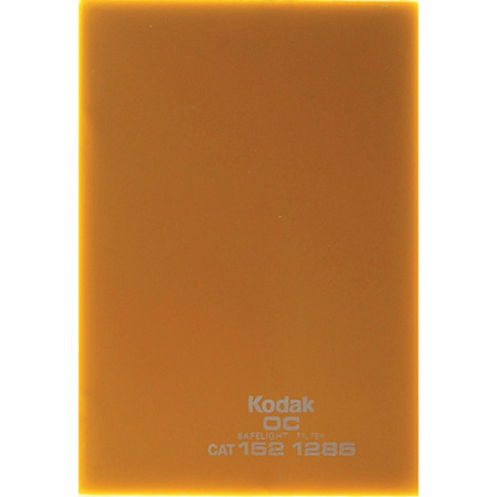 Kodak Safelight Filter #OC, 3.25x4.25" Size, for Contact and Enlarging Photographic Papers.