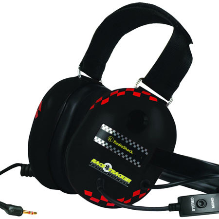 Koss Race Tracker Passive Noise Canceling Sports Stereophones, Black