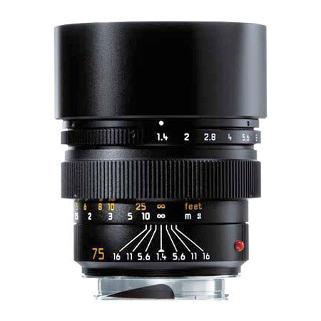 Leica 75mm f/1.4 SUMMILUX-M Telephoto Manual Focus Lens for M System - USA image