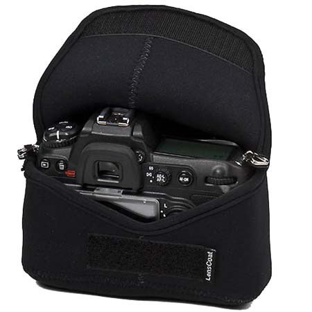 LensCoat Neoprene Body Bag, Designed for a Camera Body Without Lens - Black image