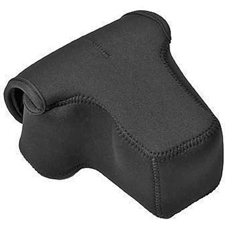 LensCoat Neoprene Body Bag with Lens Cover, Designed for a Camera Body With Lens up to 4.5" - Black image