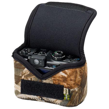 LensCoat Neoprene Body Bag Small, Designed for a Point & Shoot Camera - Realtree Max4 HD