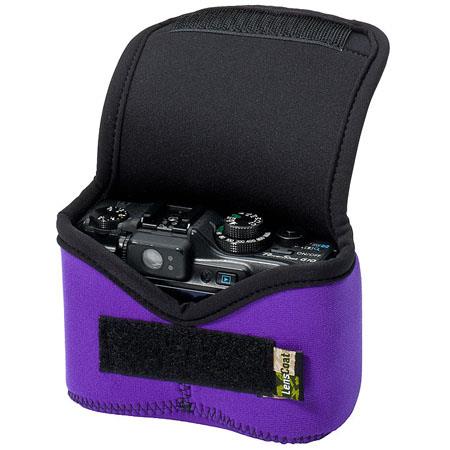 LensCoat Neoprene Body Bag Small, Designed for a Point & Shoot Camera - Purple