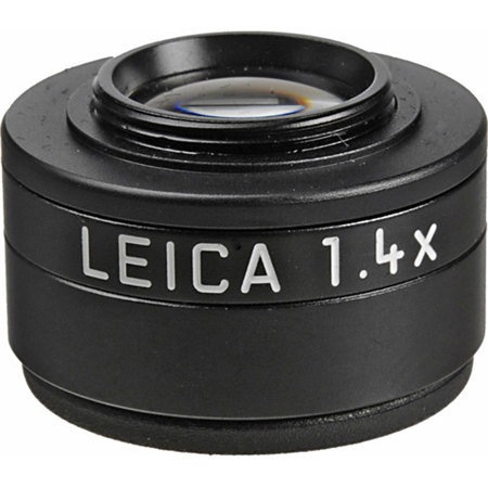 Leica Viewfinder Magnifier 1.4x, Magnifies the Viewfinder Image By 40%, Black image